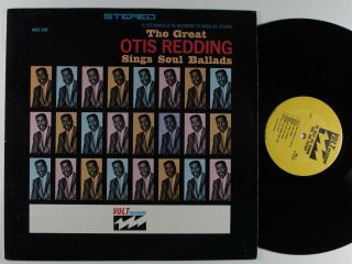 Otis Redding Sings Soul Ballads Volt Lp Vg,