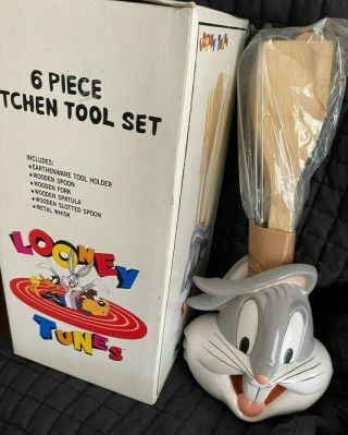 Warner Bros Wb Looney Tunes Exclusive Bugs Bunny Six (6) Piece Kitchen Tool Set
