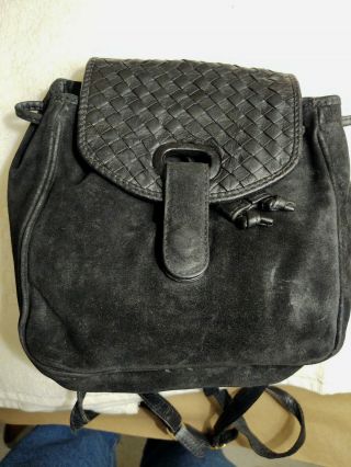 Rare Bottega Veneta Suede Leather Mini Backpack Vintage And Marvelous