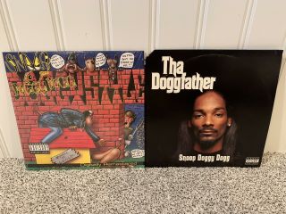 Snoop Dogg - Doggystyle (reissue) & Doggfather 1996 Pressing Lp