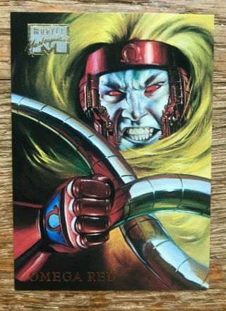 1996 Marvel Masterpieces Trading Card Omega Red 31 Julie Bell