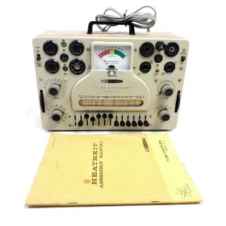 Vintage Heathkit It - 17 Vacuum Tube Tester Checker For Radio
