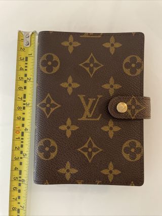 Vintage Louis Vuitton Monogram Small Ring Agenda Cover And Inserts Vintage 2000