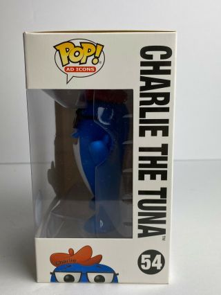 Funko Pop Ad Icons Starkist 54 Charlie the Tuna Funko Shop Excl.  W/Protector 3