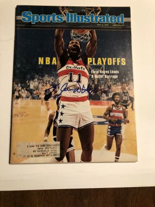 Elvin Hayes Signed 5/8/78 Sports Illustrated With Schwartz