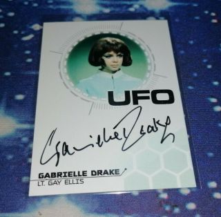 Ufo Series 3 Trading Cards: Gabrielle Drake Silver Foil Autograph Card Gd2
