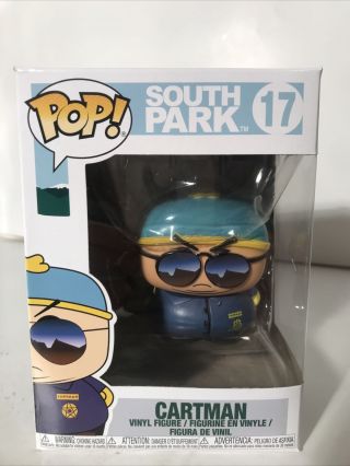 Funko Pop South Park Cartman Officer Cop Deputy 17 Vinyl Figure