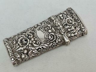 Fine Georgian Sterling Silver Etui Pocket Box By Taylor & Perry Date: 1830?
