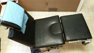 Vintage Ritter Multipurpose Table Motorized Table Chair Medical Ob Black Model B