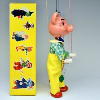 Vintage Pelham Puppet - SL63 PIG - Tagged & Boxed 2