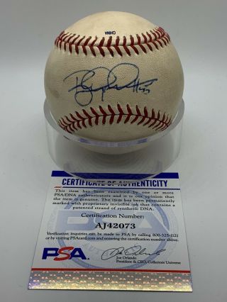 Ryan Dempster Signed Autograph Pacific Coast League Omlb Baseball Psa Dna