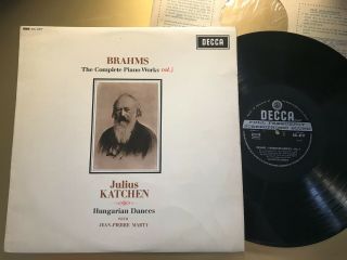 Sxl 6217 Wbg Ed Katchen Piano Brahms Hungarian Dances W J.  P.  Marty Ex,