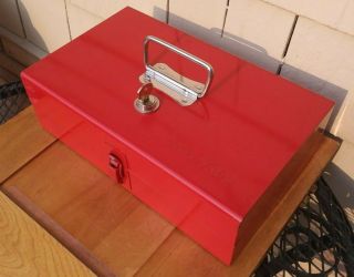 Vintage Snap - On Kra - 65b Tool Box With Sliding Tray And One Key