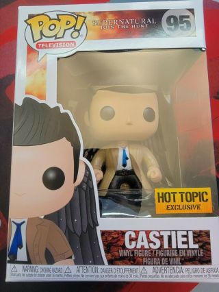 Funko Pop Tv: Supernatural 95 Castiel With Wings Hot Topic Exclusive