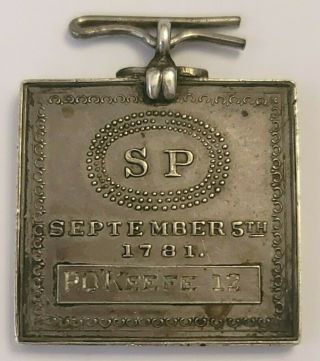 Rare Vintage Sterling Silver Phi Beta Kappa Φbk Fraternity Pendant