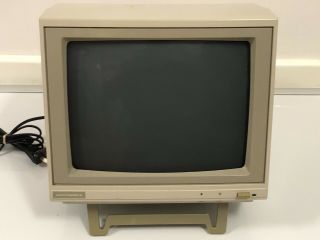 Commodore Computer Type 76bm13/75e Monitor Power On Rare Vintage Retro