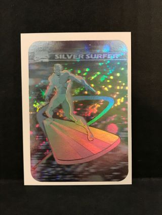 1990 Marvel Comics Series 1 Hologram Silver Surfer By Impel