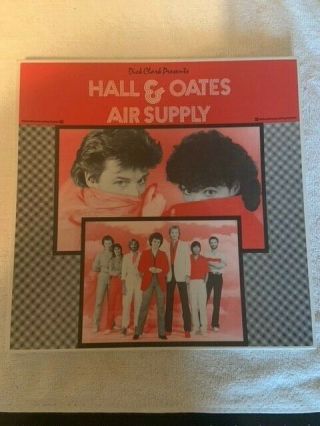 Ultra Rare - Dick Clark Presents Hall And Oates Air Supply Radio Show - Vinyl Lp