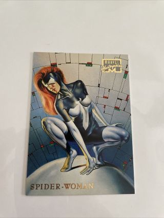 1996 Marvel Masterpieces Single Card - Spider - Woman - Card 46