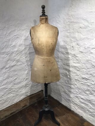 Antique/vintage Rare Stockman Mannequin/dress Form Shop Display
