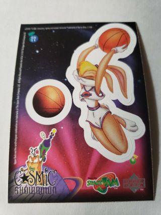 1996/1997 Upper Deck Space Jam Cosmic Showdown Sticker Cs11 Lola Bunny