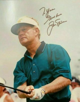 Jack Nicklaus Real Hand Signed Autographed Photograph 8x10