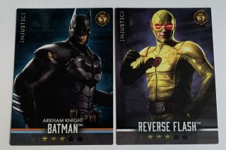 Series 3,  Injustice Arcade Game Mystery Cards Batman Arkham Knight Reverse Flash