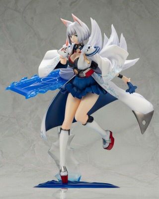 Anime Girl Blue Line Azur Lane Kaga 1/7 Scale Pvc Model Toy Figure