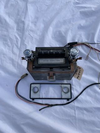 Vintage Ford Oem Am - Fm 8 Track Tape Stereo Radio 4 Spkr Serviced Mn 7710