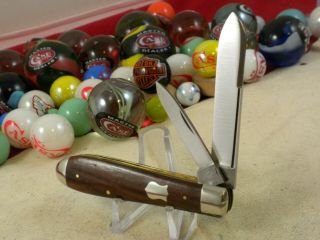 Vintage Challenge Cut Co Bridgeport Conn Equal End Knife Salesman Sample