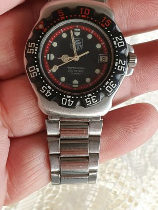 Authentic Vintage Men/s Tag Heuer Formula One Watch.  Wa1214.  Old Stock