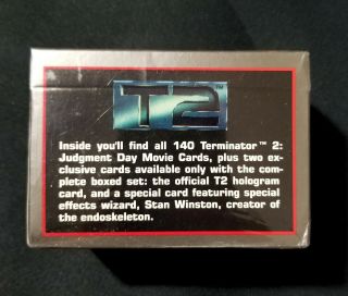 Official T2 Terminator 2 Judgment Day Movie Trading Cards Complete Set (1991) 3