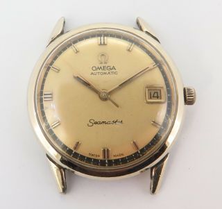 Vintage 1971 Omega Seamaster G/p Auto C.  563 Wrist Watch 6324 $1 No Res