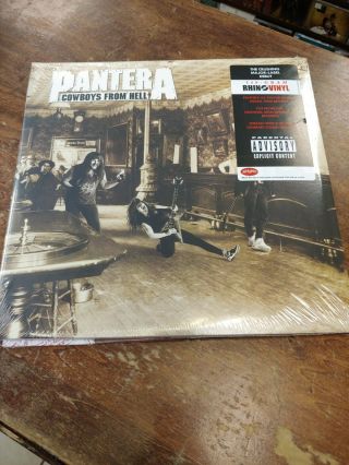 Pantera Cowboys From Hell Lp 180gm Audiophile Vinyl 2 Lp Set Gatefold