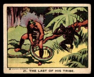 1934 V256 Tarzan Crystal Vault Of Isis 21 The Last Of His Tribe Vg