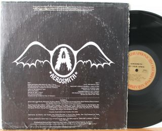 AEROSMITH Get Your Wings LP (Columbia 32847,  Quadraphonic) VG,  Vinyl,  Quad 2