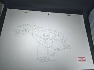 Marvel Animation Cels Production Art Marvel Comic Books Fantastic Four The Thing