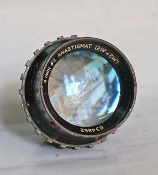 Taylor Hobson 4 " F2 Anastigmat Fast Vintage Dream Lens Rare Can In Digital