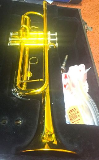 Yamaha Trumpet Made In Japan Vintage With Hard Case Mouthpiece Slide Grease