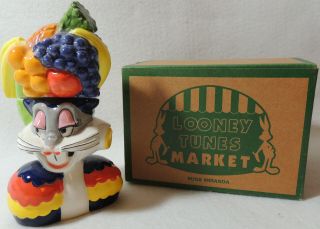 Looney Tunes Bugs Bunny Carmen Miranda Salt Pepper Shakers Vintage Warner Bros.