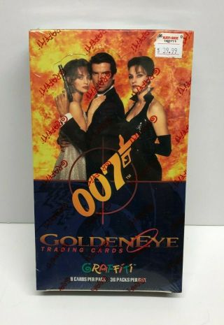 James Bond 007 Goldeneye Trading Card Box (36 Packs) Factory Box