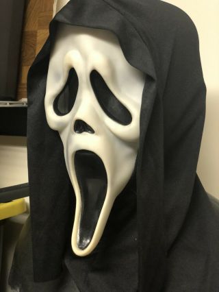 Scream Ghostface Fun World Vintage Halloween Mask - Flawed