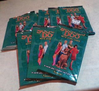 Scooby - Doo Movie Story Trading Card Packs Nos 11 Packs Inkworks