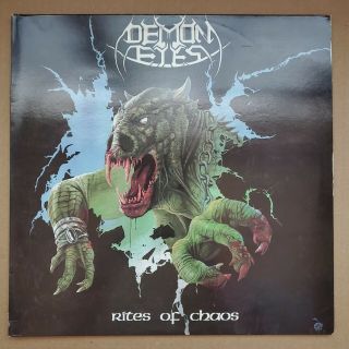 Demon Eyes: Rites Of Chaos - 1984 Black Vinyl France Import (heavy Metal)