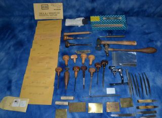 Vintage Grobet,  Swiss,  Misc,  Mill Bastard Files,  Engraving Tools,  Ect