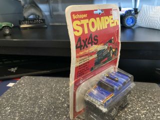 In The Old School Card Vintage Schaper Stomper 4x4 Blue Chevy Blazer 4