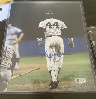 Reggie Jackson Signed/autographed Yankees 8x10 Photo Beckett Authenticated