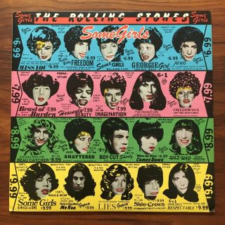 The Rolling Stones Some Girls Cun 39108 Withdrawn 1978 Uk Vinyl Lp Ex