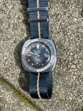 Baby Panerai Dreffa 40mm Automatic Watch Divers Vintage Black Bay Style Nato