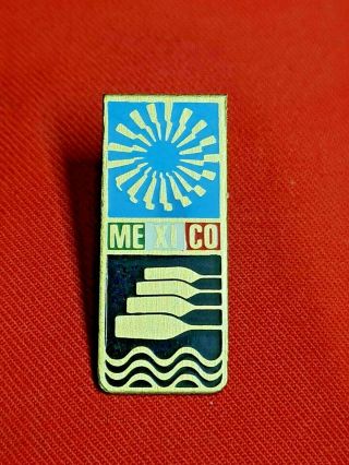 1972 Mexico Munich Noc Olympic Badge Pin